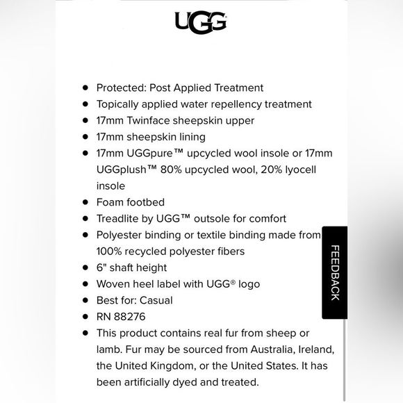 UGG Classic II Boots For Kids Size US 4 (BLACK & CHESTNUT). Worn twice, Like New - Picture 14 of 14